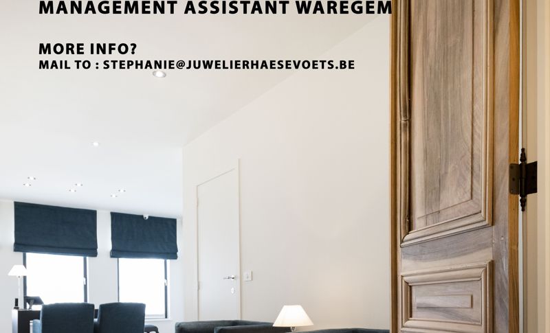 JOB OFFER - MANAGEMENT ASSISTANT WAREGEM