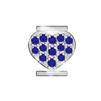 Hart Blauwe Saffier