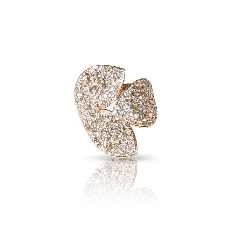 15085R | PB Giardini Segreti ring rose gold and diamonds - websho