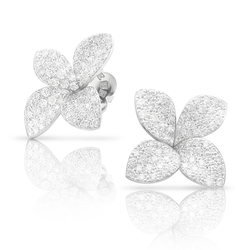 15384B | Pasquale Bruni Petit Garden earrings white gold (small) - Webshop