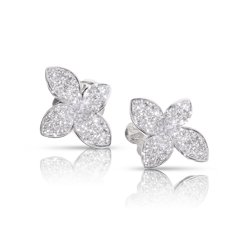 15384B | Pasquale Bruni Petit Garden earrings white gold (small) - Webshop