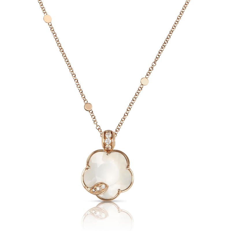 Pasquale Bruni Petit Joli Lunaire necklace pink gold Pearl of the Moon Gem - Webshop