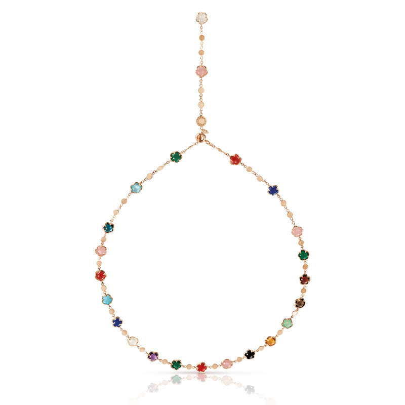 Pasquale Bruni Figlia Dei Fiori Necklace rose gold gems - 16704R
