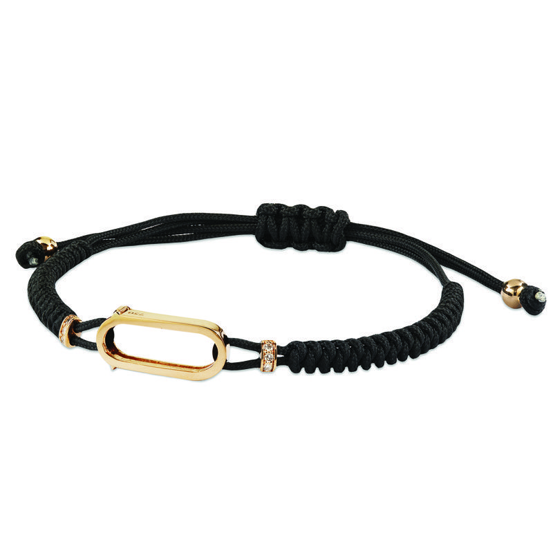 RF Jewels Iconic Motion Textile Gold Bracelet 3T Rosé Goud