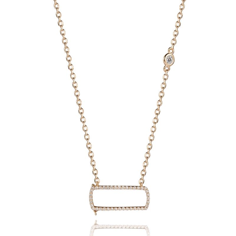 RF Jewels Iconic Motion Diamond Pendant 3T Rosé Goud