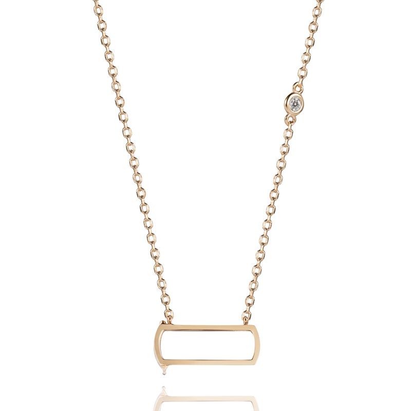 RF Jewels Iconic Motion Gold Pendant 3T Rosé Goud