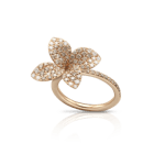 Pasquale Bruni Petit Garden ring rose gold with diamonds (medium)