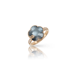 Pasquale Bruni Petit Joli Lunaire ring pink gold and Lunar Night Blue Gem