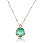 Pasquale Bruni Petit Joli Lunaire necklace pink gold and Lunar Garden Gem