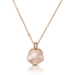 Pasquale Bruni Petit Joli Lunaire necklace pink gold and Lunar Rose Gem