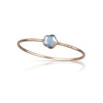 Pasquale Bruni Petit Joli Lunaire Bracelet in rose gold with Lunar Night Blue Gem