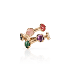 Pasquale Bruni Figlia Dei Fiori Ring rose gold with gems