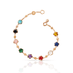 Pasquale Bruni Figlia dei Fiori Bracelet rose gold with gems and diamonds