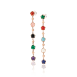 Pasquale Bruni Figlia Dei Fiori Earrings rose gold with moon gems