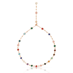 Pasquale Bruni Figlia Dei Fiori Necklace rose gold with gems