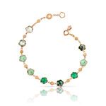 Pasquale Bruni Figlia dei Fiori Bracelet rose gold with gems and diamonds