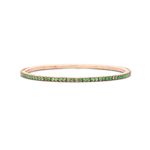 Bracelet tennis Or Rose Tsavorite T2