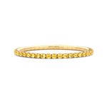 Bracelet tennis Or Jaune Saphir Jaune OVAL